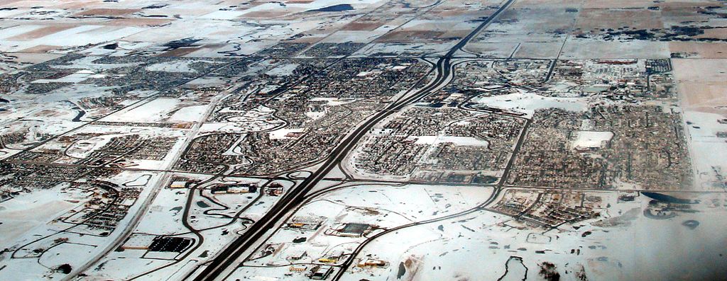 Airdrie Alberta cityscape - Professional gutter installation and repair services