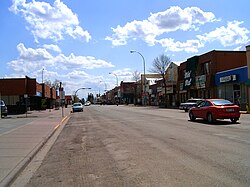 Olds Alberta cityscape - Professional gutter installation and repair services