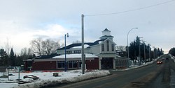 Sylvan Lake Alberta cityscape - Professional gutter installation and repair services